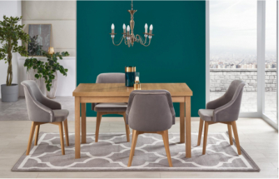 Раздвижной стол TIAGO 2, дуб крафтовый / дуб...