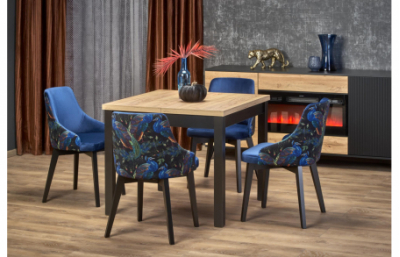 Раскладной стол TIAGO SQUARE, дуб крафтовый /...