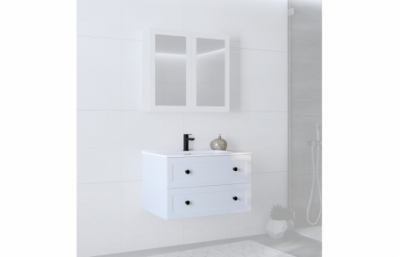 Тумба под раковину, TORETO SU-80, белый матовый