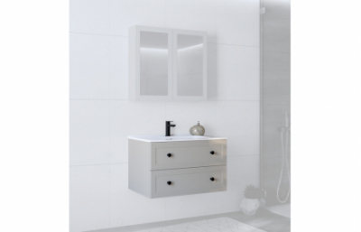 тумба под раковину, TORETO SU-80, кашемир матовый