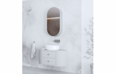 Зеркальный шкаф, VENEZIA SLU, фьорд матовый