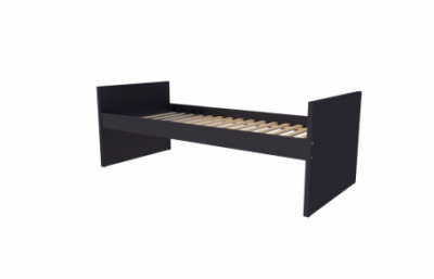 Шкаф BULLET S-1, черный/золотой