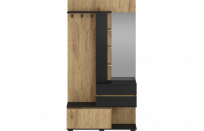 Прихожая BAFRA, золотой дуб / черный