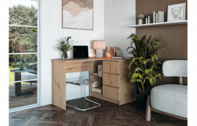 Письменный стол BEGA, дуб ручной работы