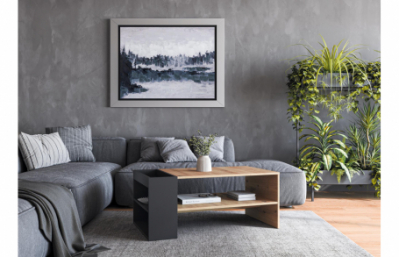 Стол MURCIA, дуб / черный