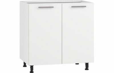 Нижний шкаф VENTO D-80/82, цвет: белый / белый...