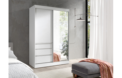 Lükandustega riidekapp peegliga Haiti 1400