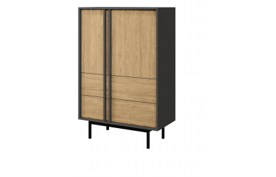 Низкий шкаф Alsy Reg 5 дуб