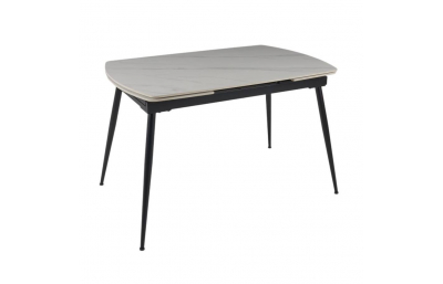 Pikendatav söögilaud VELA White Marble Matt