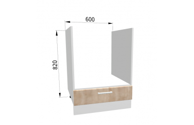 DOP60 Аhjukapp 600х540х820 sonoma