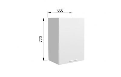 WD60 Шкаф 600х310х720 белый