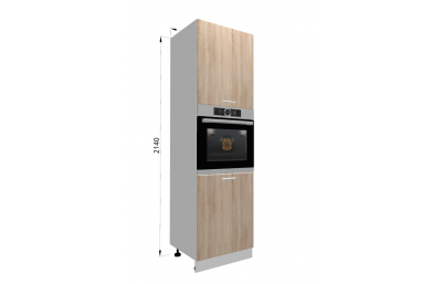 SZDMP Integreeritud ahjukapp 600х560х2140 sonoma