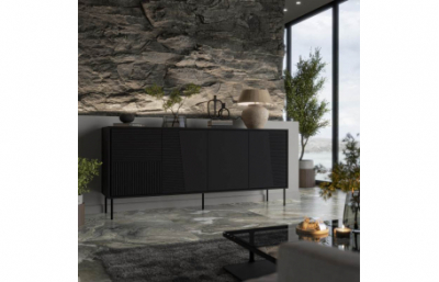 Комод ABI матовый черный/матовый черный