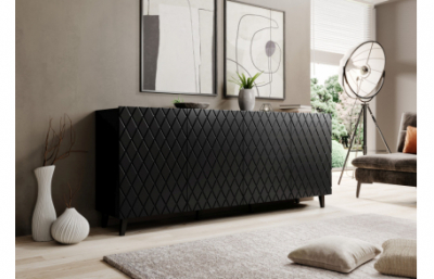 Комод ASTI матовый белый/матовый белый