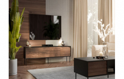 Подставка под телевизор CORTINA 200 черный/орех