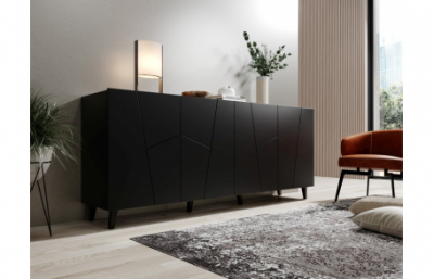 Комод ETNA черный мат/черный мат