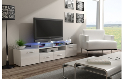 Фронтальная стойка для телевизора EVORA RTV белая