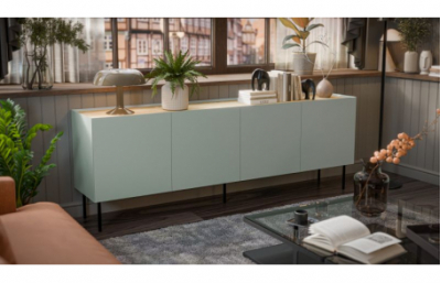 Комод FELLINI 200 оливковый/оливковый