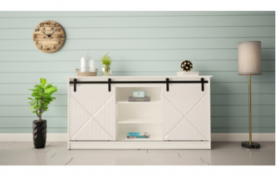 Комод GRANERO белый мат/ белый глянец