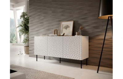 Комод HOLE 152 черный мат/черный мат