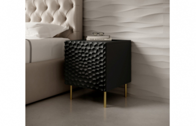 Шкаф-кровать HOLE черный мат/черный мат