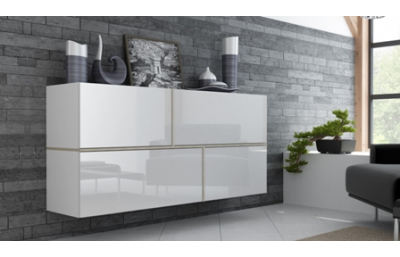 Комод GOYA белый/белый/дуб сонома