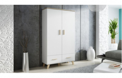 Шкаф LOTTA dimond white/lsonoma oak