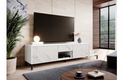MARMO TV STAND RTV2D1S1K белый