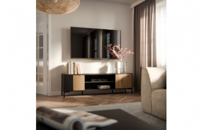 Стойка для телевизора MERCI 180 EF черный/артизан