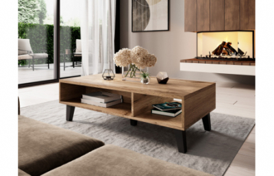 Журнальный столик NORD антрацит/черный