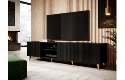 Стойка для телевизора PAFOS 200/4D черный/черный