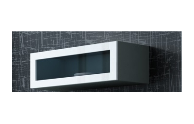 Стеклянный шкаф VIGO WITR 90 серый/белый