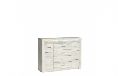 Комод INDIANAPOLIS I7 kratf белый