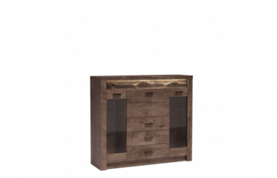 INDIANAPOLIS шкаф I8 темный ясень